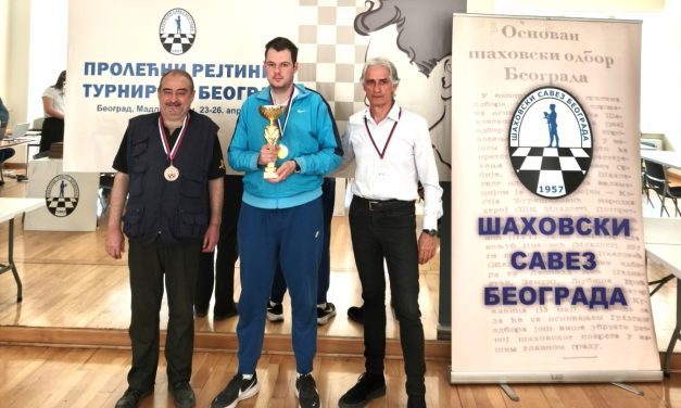 ДУШАН ПОЛЕКСИЋ ПОБЕДНИК ПРОЛЕЋНОГ РЕЈТИНГ ТУРНИРА ШСБ